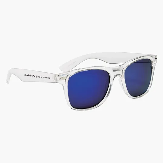 Crystalline Mirrored Malibu Sunglasses — view 2
