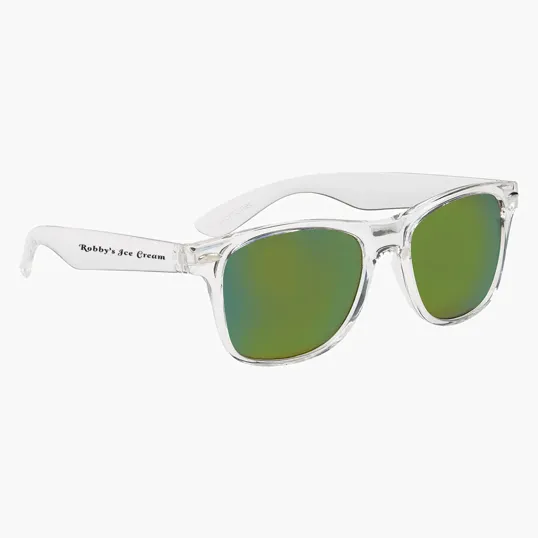 Crystalline Mirrored Malibu Sunglasses — view 3