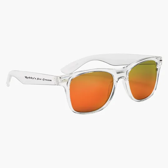 Crystalline Mirrored Malibu Sunglasses — view 4