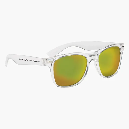 Crystalline Mirrored Malibu Sunglasses — view 6