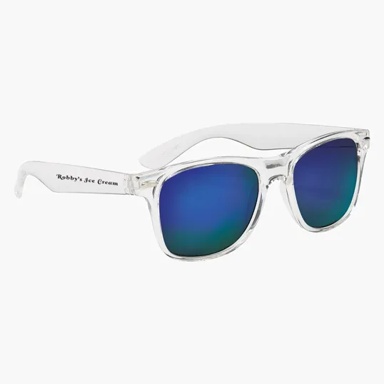 Crystalline Mirrored Malibu Sunglasses — view 7