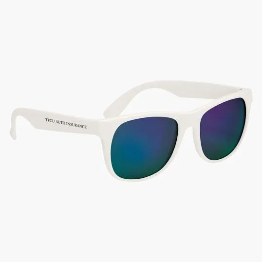 Rubberized Mirrored Sunglasses — view 3