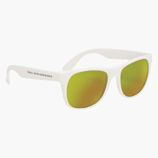 Rubberized Mirrored Sunglasses — view 4