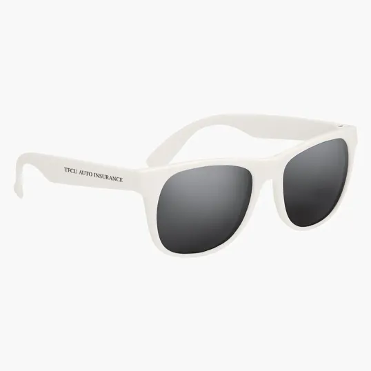 Rubberized Mirrored Sunglasses — view 5