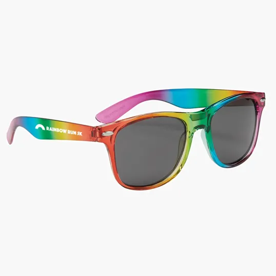 Rainbow Malibu Sunglasses with UV400 Lenses — view 2