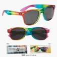 Rainbow Malibu Sunglasses with UV400 Lenses