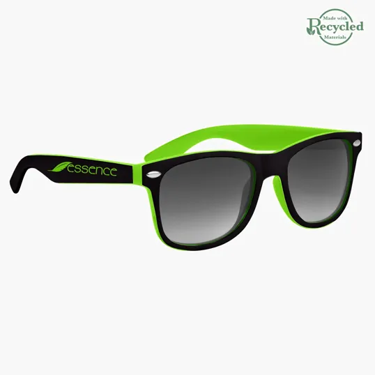 Two-Tone Malibu Sunglasses with Recycled ABS Frames — view 5