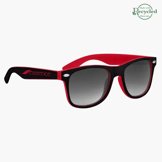 Two-Tone Malibu Sunglasses with Recycled ABS Frames — view 10