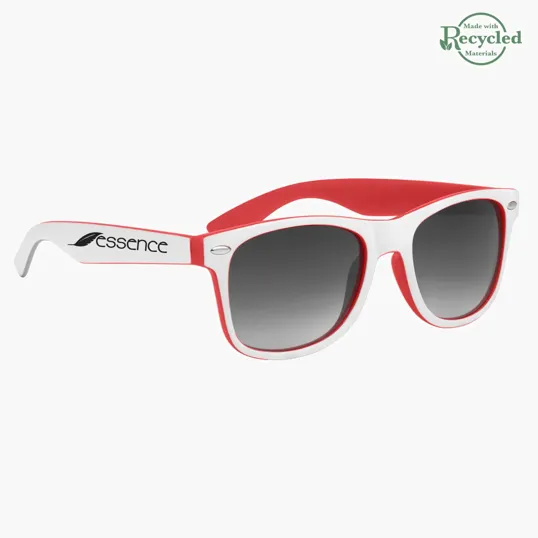 Two-Tone Malibu Sunglasses with Recycled ABS Frames — view 11