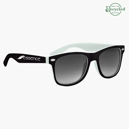 Two-Tone Malibu Sunglasses with Recycled ABS Frames — view 12