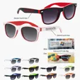 Two-Tone Malibu Sunglasses with Recycled ABS Frames