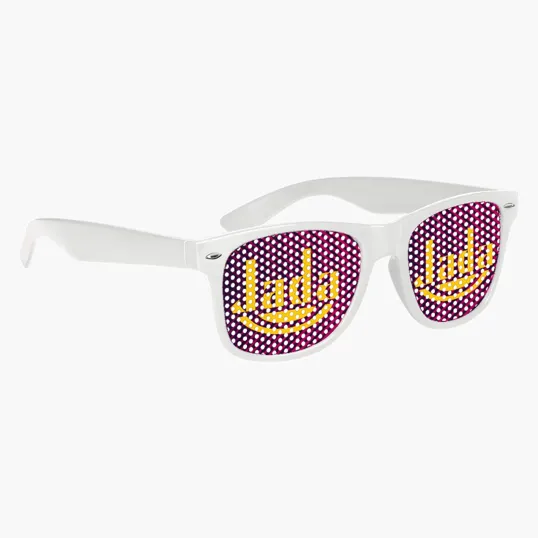 Retro Specs Sunglasses with Pinhole Lens Stickers — view 11
