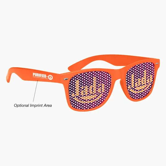 Retro Specs Sunglasses with Pinhole Lens Stickers — view 5