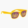 Retro Specs Sunglasses with Pinhole Lens Stickers — view 12