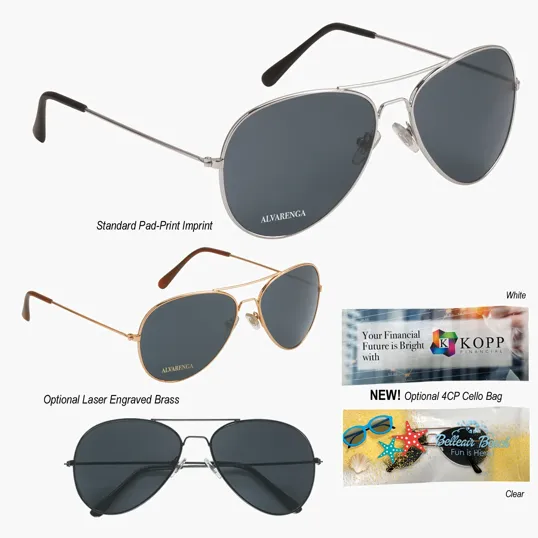 Aviator Sunglasses with UV400 Lenses — view 4