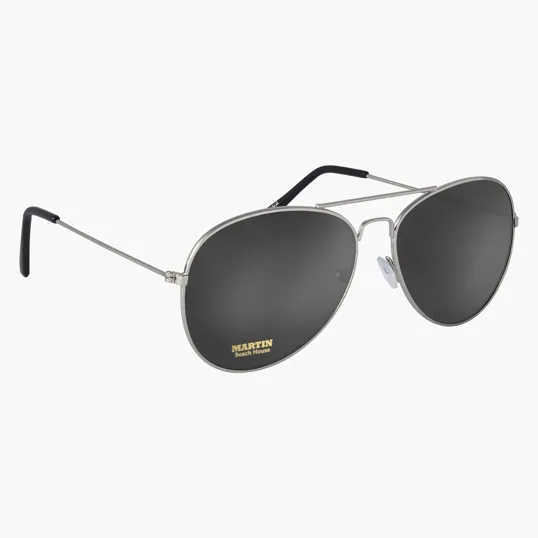 Color Mirrored Aviator Sunglasses — view 2