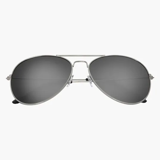 Color Mirrored Aviator Sunglasses — view 6