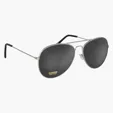 Color Mirrored Aviator Sunglasses — view 2