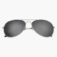 Color Mirrored Aviator Sunglasses — view 6