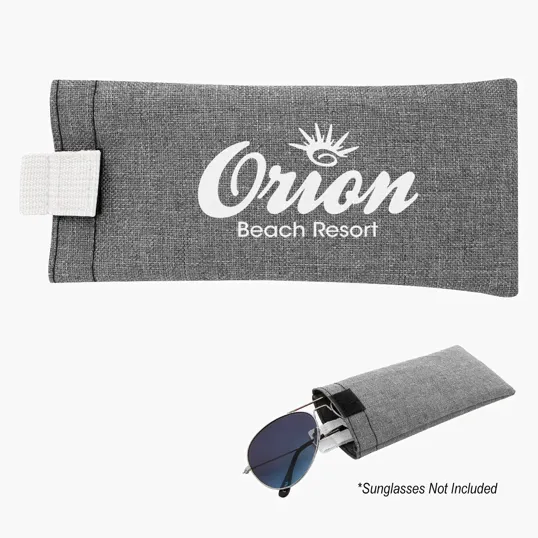 Brighton Heathered Eyeglass Pouch with Attach Loop — view 7