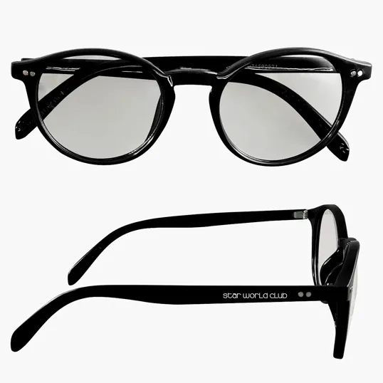 Round Blue Light Blocking Glasses — view 2