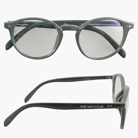 Round Blue Light Blocking Glasses — view 3