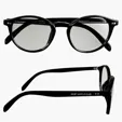 Round Blue Light Blocking Glasses — view 2