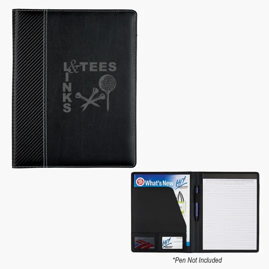 Carbon Fiber Portfolio with Writing Pad