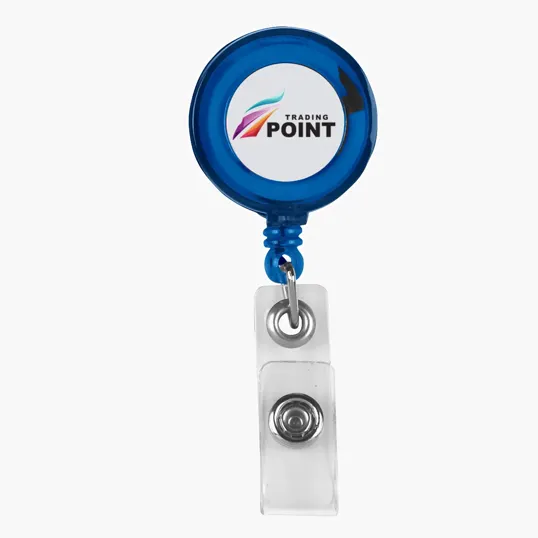Retractable Badge Holder With Laminated Label — view 4