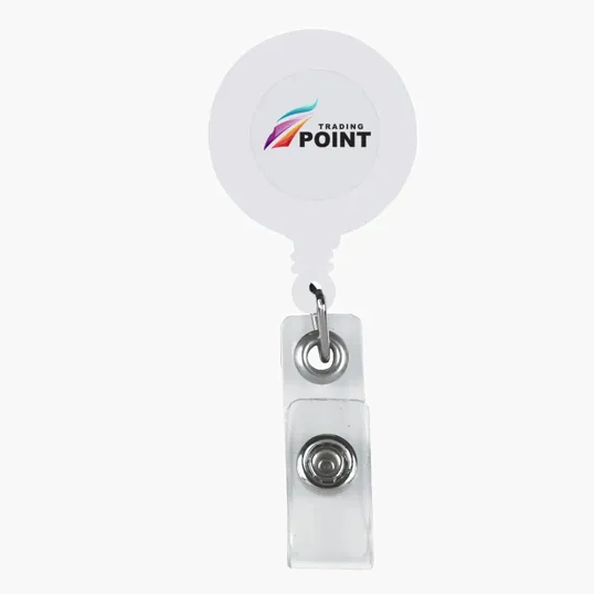 Retractable Badge Holder With Laminated Label — view 5