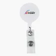Retractable Badge Holder With Laminated Label — view 5