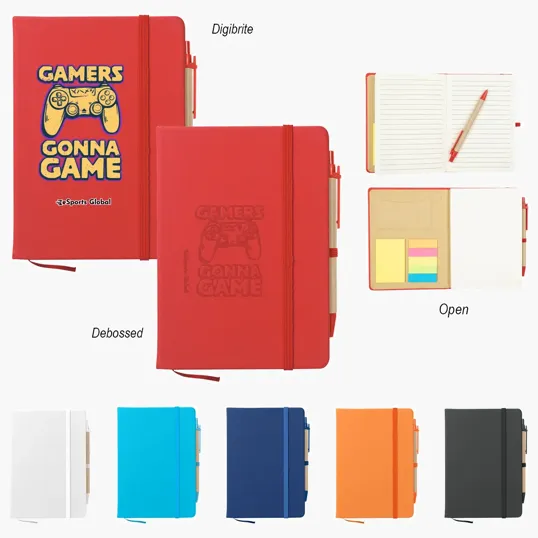 Journal Notebook With Sticky Notes & Flags — view 13