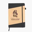 Bamboo Look Journal with Strap Closure