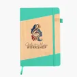 Bamboo Look Journal with Strap Closure — view 4
