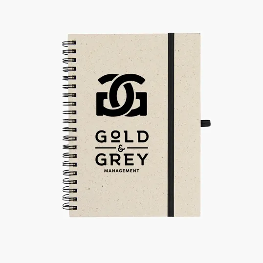 Natural Paper Spiral Notebook, 70 Pages — view 2