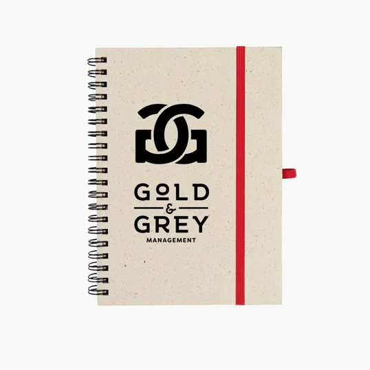 Natural Paper Spiral Notebook, 70 Pages — view 3