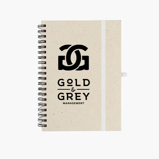 Natural Paper Spiral Notebook, 70 Pages — view 4
