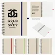 Natural Paper Spiral Notebook, 70 Pages