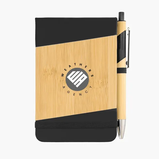 Bamboo Look Jotter & Pen — view 2