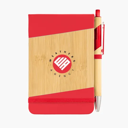 Bamboo Look Jotter & Pen — view 5