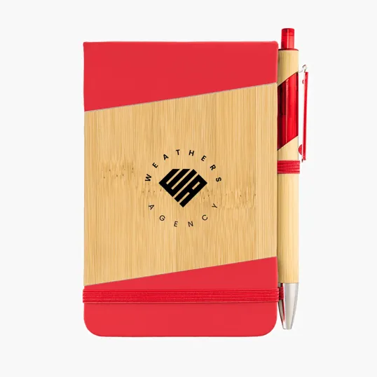 Bamboo Look Jotter & Pen — view 11