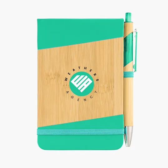 Bamboo Look Jotter & Pen — view 7