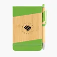 Bamboo Look Jotter & Pen — view 10