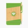 Bamboo Look Jotter & Pen — view 4