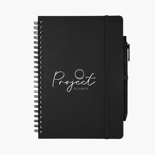 REPREVE® Recycled Spiral Notebook with Pen — view 2