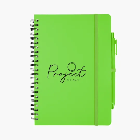 REPREVE® Recycled Spiral Notebook with Pen — view 3