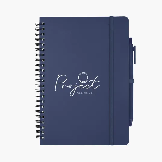 REPREVE® Recycled Spiral Notebook with Pen — view 4