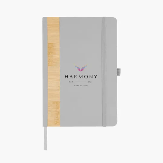 Recycled PU and Bamboo Accent Journal — view 3