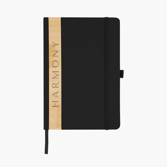 Recycled PU and Bamboo Accent Journal — view 2