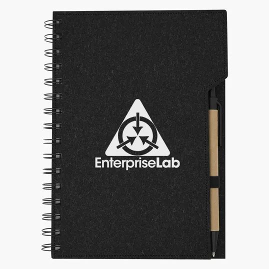 Inspire Spiral Notebook with Pen and Sticky Notes